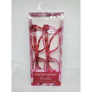 Sassy Specs for Fashion-Forward Ladies: FGX Foster Grant's Pink 2 Pack +1.25 Spr